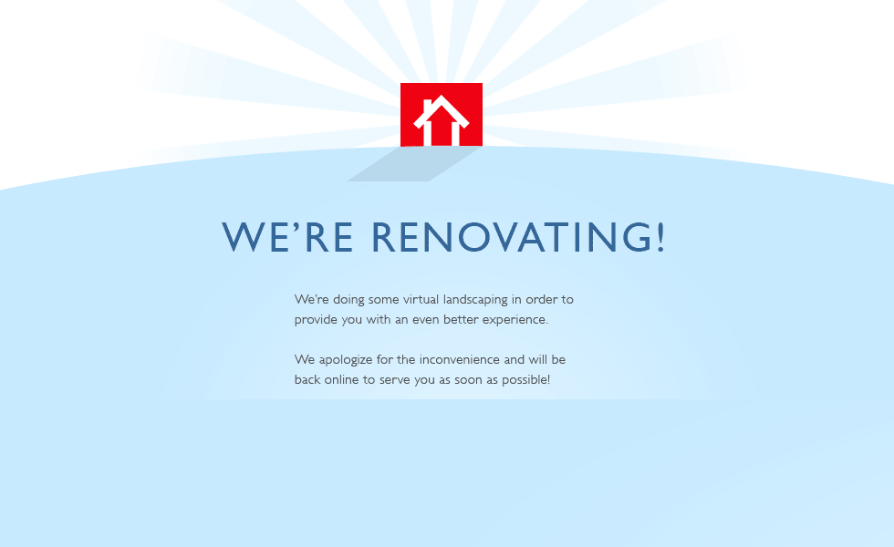 site under maintanance