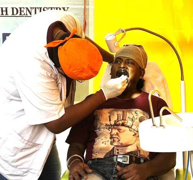 GNIDSR ORGANISES A FREE DENTAL CHECK-UP CAMP ON GURPURAB 
