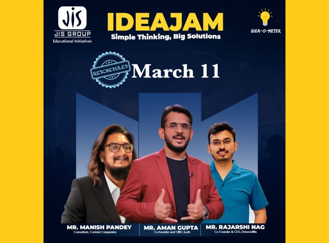 IDEAJAM RESCHEDULED TO 11 MARCH 2025