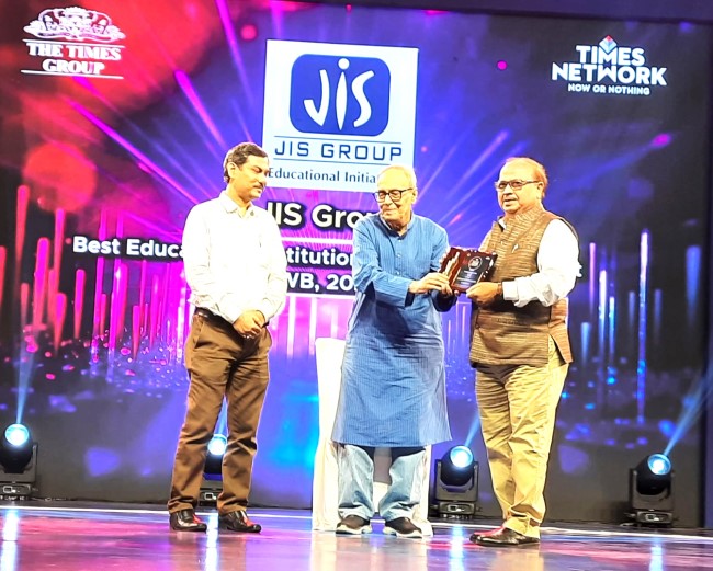 JIS GROUP ‘THE BEST EDUCATIONAL INSTITUTION GROUP FOR PLACEMENT’