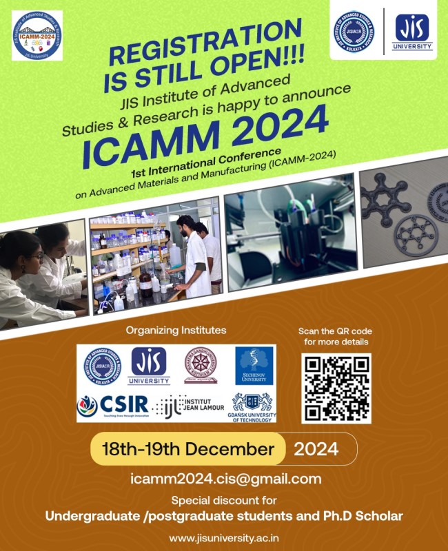 JISASR TO ORGANISE ICAMM 2024