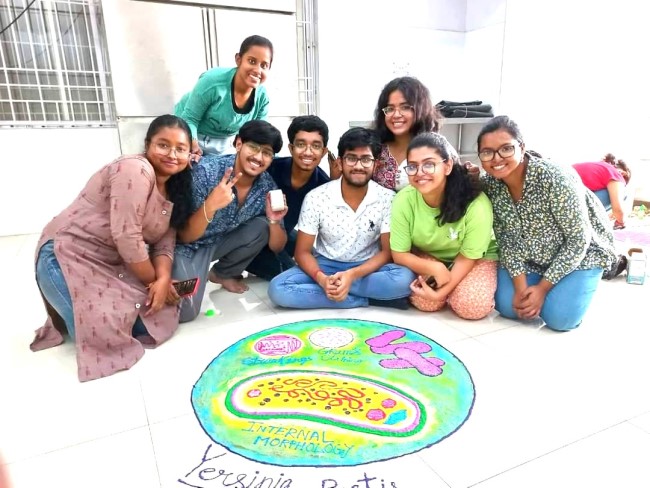 JISU ORGANIZES RANGOLI COMPETITION - MERGING ART WITH SCIENCE