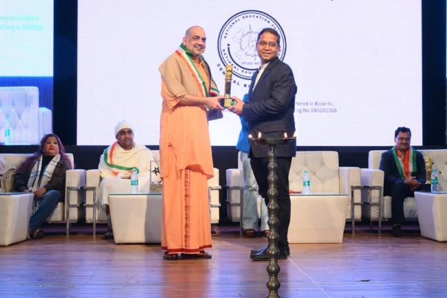 PRINCIPAL - GNIT CONFERRED WITH ‘RASHTRIYA SHIKSHA SAMMAN’