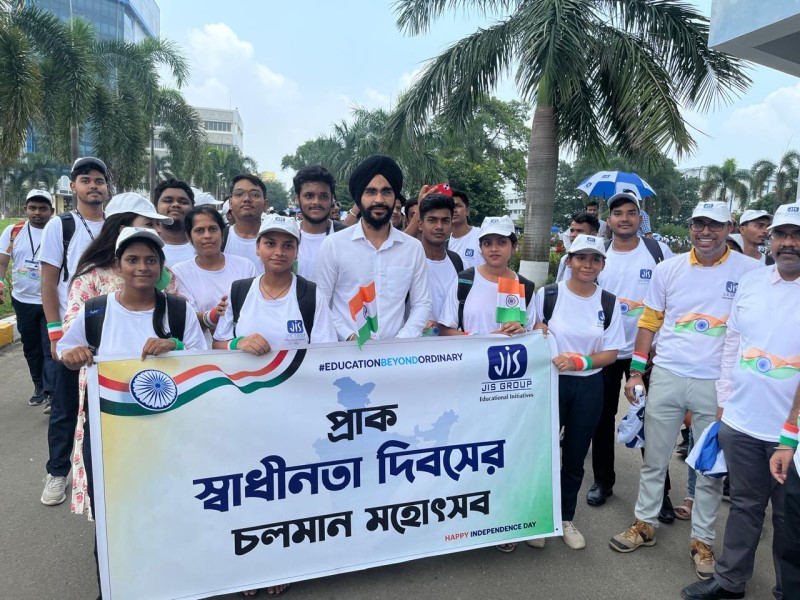 JIS ORGANISES PRE-INDEPENDENCE DAY FREEDOM WALK 