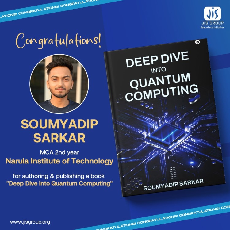 SOUMYADIP SARKAR PUBLISHES “DEEP DIVE INTO QUANTUM COMPUTING”