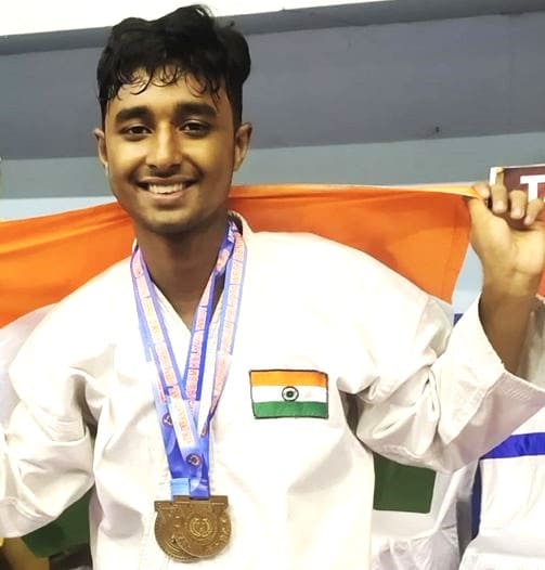 Sambit bags two medals at 8th International Open Karate Championships
